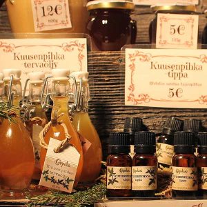 Kotimaiset kuusenpihka luontaistuotteet